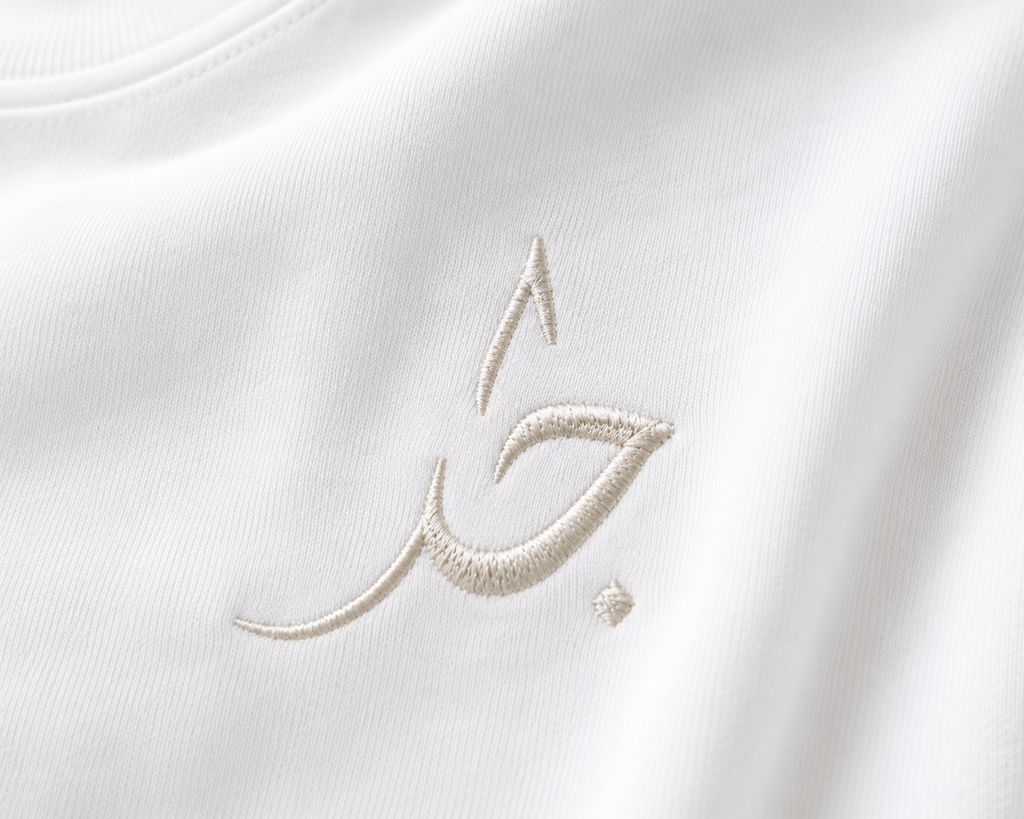 T-shirt oversize "Sabr" Blanc